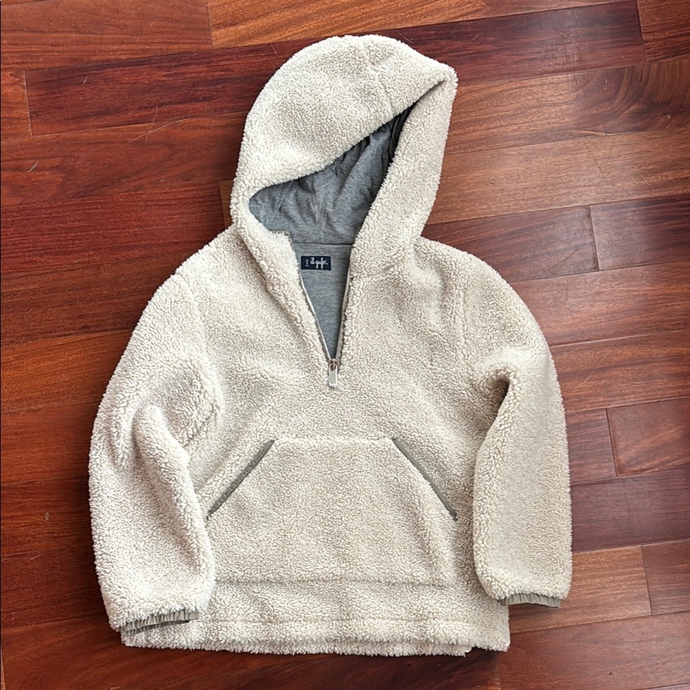 Cozy Cream Italian made Hoodie for Kids